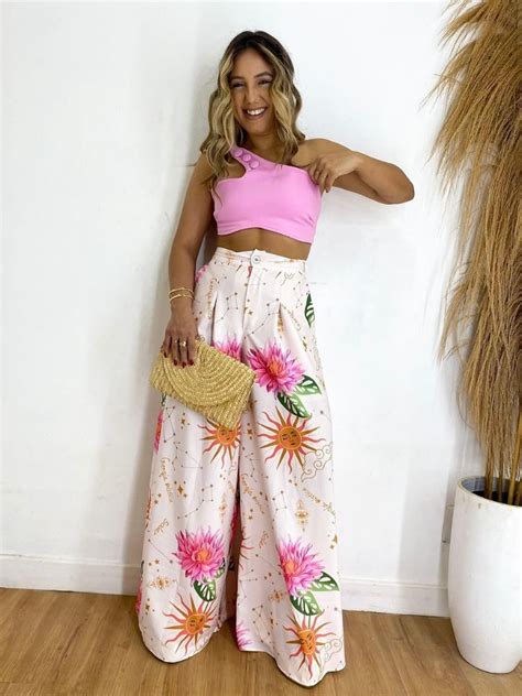 Looks Com Calça Pantalona Estampada - 65 Ideias de Calça Pantalona Estampada Looks para Arrasar em 2026