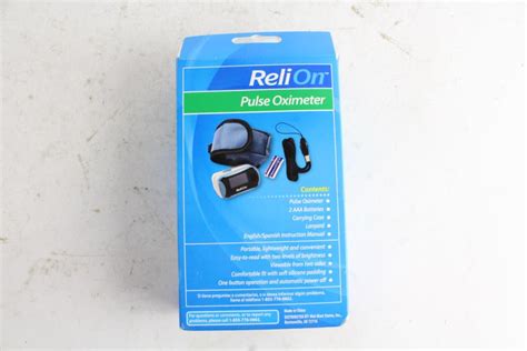 Relion Pulse Oximeter Property Room