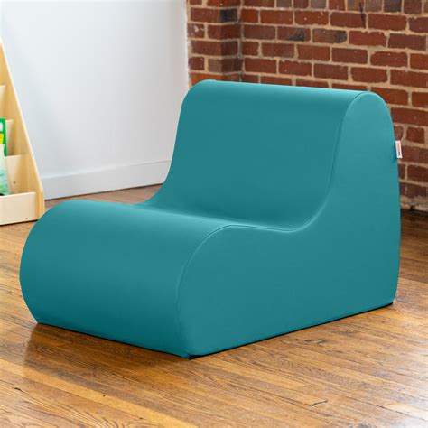 Buy Jaxx Midtown Medium Classroom Soft Foam Chair Premium Vinyl Cover Turquoise Shiffler