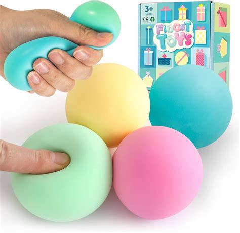 KLT Bolas de estrés para niños que cambian de color bolas blandas para