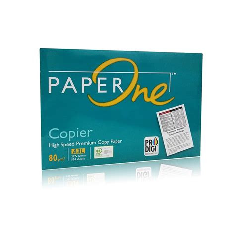 Paper One A3 Copier 80gsm 500 Sheets A3 Paper Shopee Malaysia