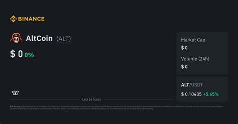 AltCoin Price | ALT Price Index, Live Chart and GBP Converter - Binance