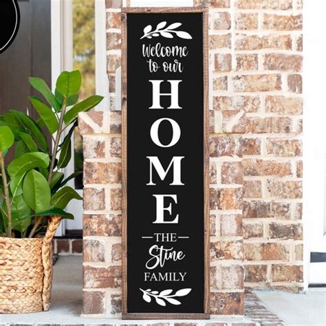 Porch Sign Svg Welcome Porch Sign Svg Welcome To Our Home Etsy