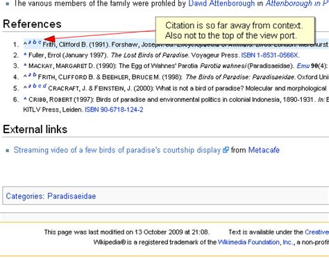 Improved Wikipedia Citations