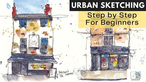 Urban Sketching For Beginners Step By Step Tutorial Youtube