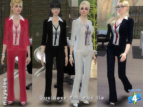 The Sims Resource Business Suit And Tie