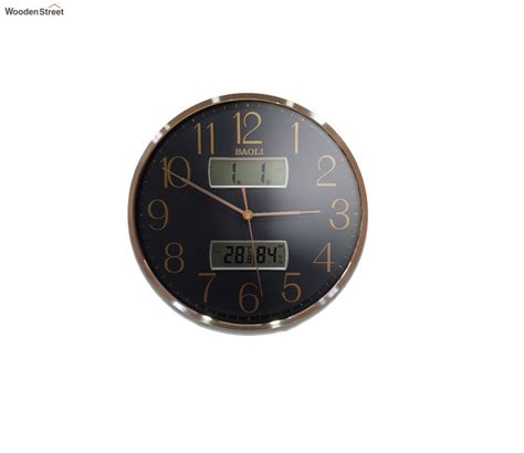 Buy Analog-Digital Clock - Analog Wall Clock with Digital Date, Time ...