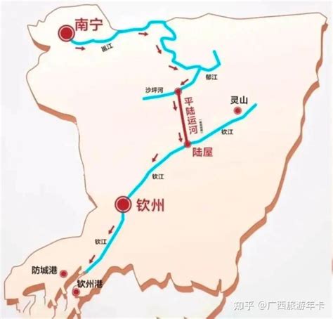 见证伟大！平陆运河沿岸最新进度和美景实拍！ 广西旅游年卡 知乎