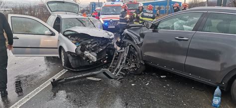 Accident mortal la ieșirea din Sibiu după un impact frontal între două