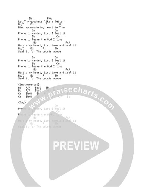 Come Thou Fount Chords PDF (Celtic Worship) - PraiseCharts