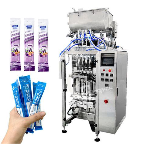 Effective Multi Lanes Paste Stick Sachet Automatic Liquid Packing