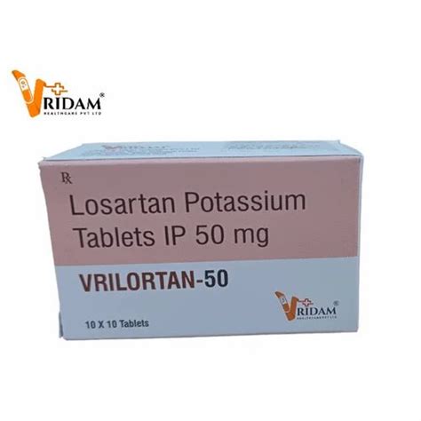 Losartan 50 Mg Tablet At Rs 95box Losartan Potassium Tablet In