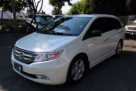 Pre Owned 2013 Honda Odyssey Touring Elite Mini Van Passenger In