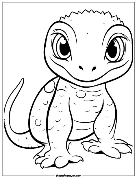 11 Cool Lizard Coloring Pages