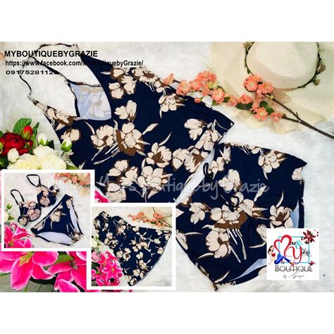 In Trendy Adult Swimsuit For Summer Bikini Two Piece One Piece Shopee Philippines