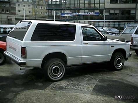 1985 Chevrolet S-10 Blazer - Information and photos - MOMENTcar