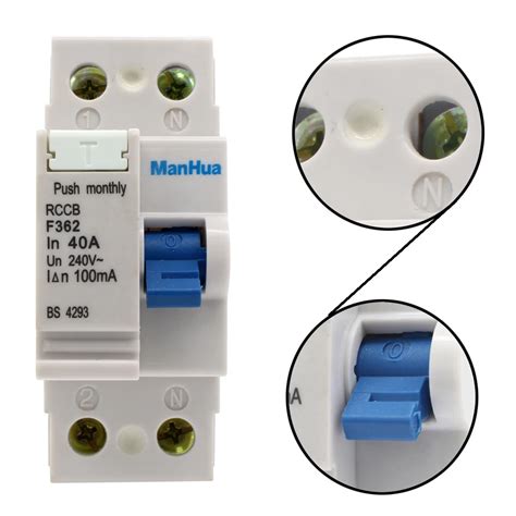 F A Vac Ma P Residual Current Circuit Breaker Electric