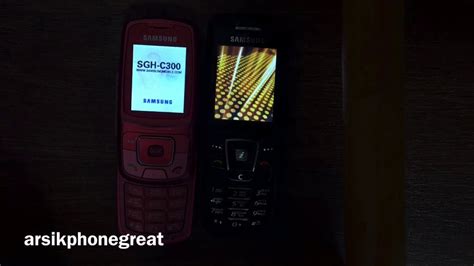 Samsung SGH C300 Vs E390 Speed Comparison YouTube