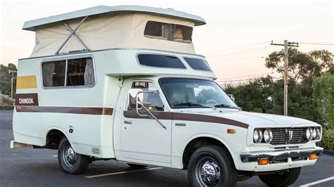 1976 Toyota Chinook Pop Top Camper Is A Groovy Way To Trip