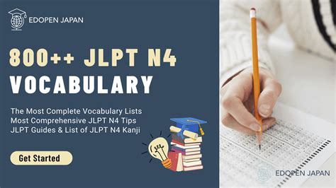 JLPT N4 Vocabulary The Most Complete List EDOPEN Japan