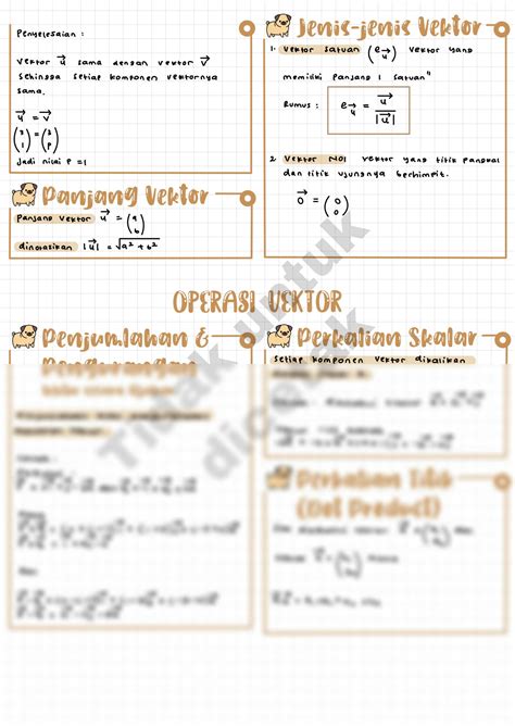 SOLUTION Vektor Matematika By Catatanindahns Studypool