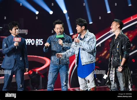 (From left) Chinese singer Li Jian, Taiwanese singers Harlem Yu, Jay ...