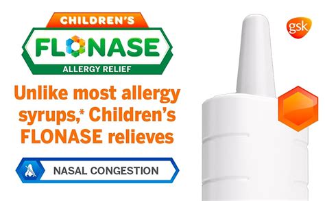 Flonase Childrens Allergy Relief Nasal Spray 72 Sprays