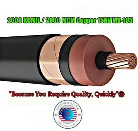 2000 Kcmil Copper 15kv Epr Tr Xlp Mv 105 Cable 1xtech®