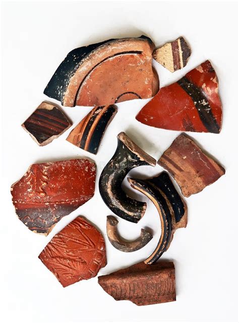 Ancient Ceramic Artifacts Stock Image Image Of Color 27564997