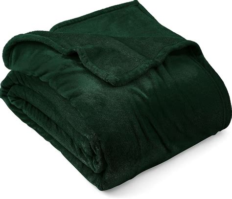 Amazon Utopia Bedding Fleece Blanket Throw Size Forest Green