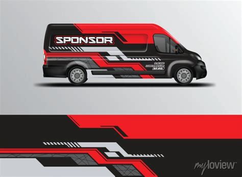 Van Wrap Livery Design Ready Made Printed Wrap Design For Van Wall