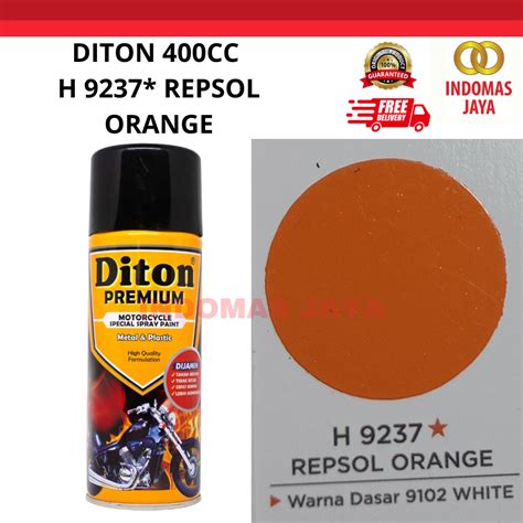 Jual Cat Semprot Diton Premium 400cc Repsol Orange 9237 Shopee Indonesia