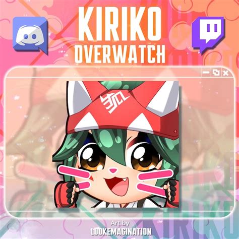 Overwatch Kiriko Stickers Etsy