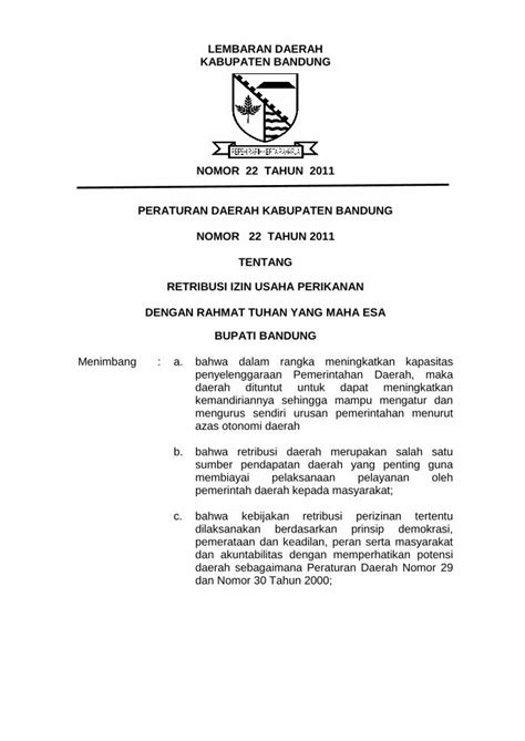 Pdf Lembaran Daerah Kabupaten Bandung Nomor Dokumen Tips