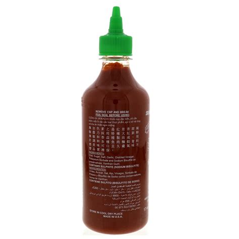 Sriracha Hot Chili Sauce 482 G Online At Best Price Lulu Kuwait