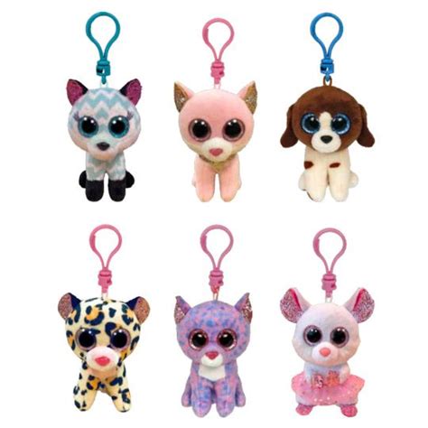 Ty Beanie Boos Ty Clip Atlas Fox Plastic Key Clip