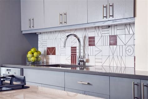 20 Lovely Geometric Backsplash Tile Kitchen Cool Ideas Kitchen