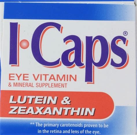 Alcon I-Caps Lutein & Zeaxanthin Supplements, 120 ct - Kroger