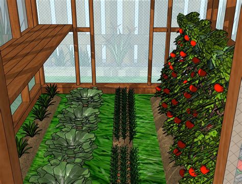 Lean To Greenhouse Plans Interior View Myoutdoorplans