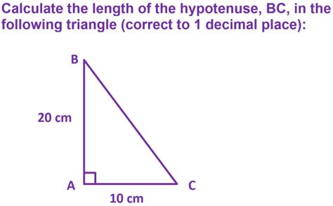 Gcse Pythagoras Theorem Right Angled Triangles