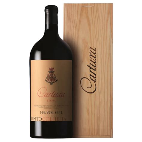 Vinho Cartuxa Colheita Tinto 2018 5L Caixa de Madeira Empório