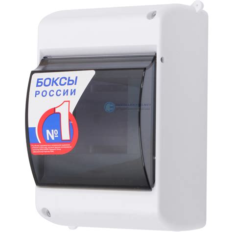 Щит распределительный навесной ЩРн-п-4 IP30 пластиковый белый ...