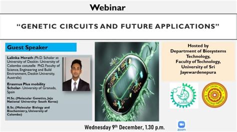 Webinar: Genetic circuits and future applications – Department of ...