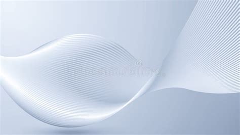 Abstract Curved Shapes White Circular Background Abstract Curved