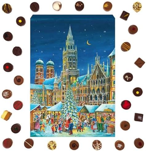 Hallingers Christmas Car Adventskalender Pralinen Geschenk Handmade