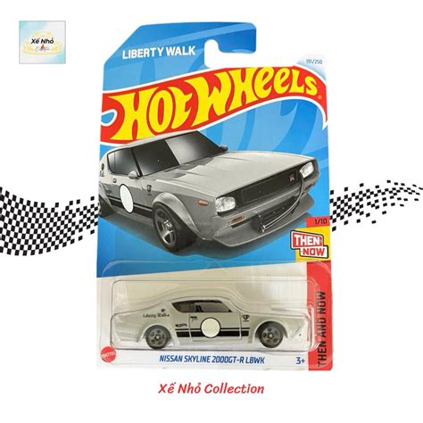 Xe mô hình Hot Wheels basic Nissan Skyline GT R LBWK Shopee Việt Nam