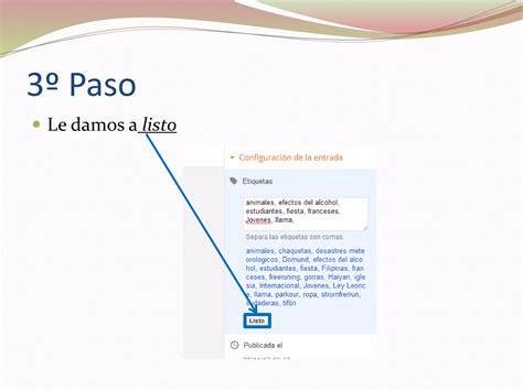 Como Poner Etiquetas En Blogger PPT