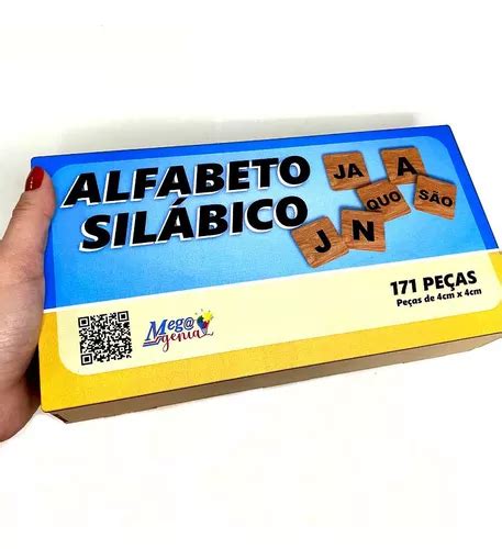 Alfabeto Sil Bico Jogo Educativo Mdf Madeira Mercadolivre