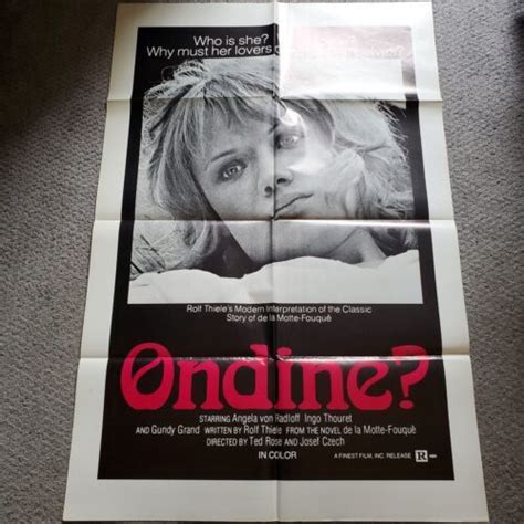 Ondine? 1974 Original Vintage Movie Poster One Sheet - 1970-79