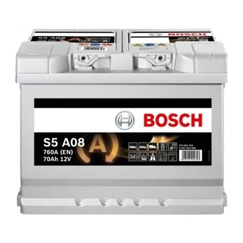 Bosch 12V 70Ah S5 A08 760A En AGM Start Stop Akü Fiyatı